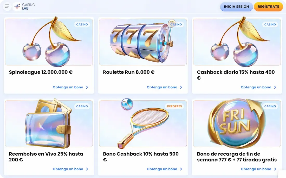 promociones del casino Casinolab