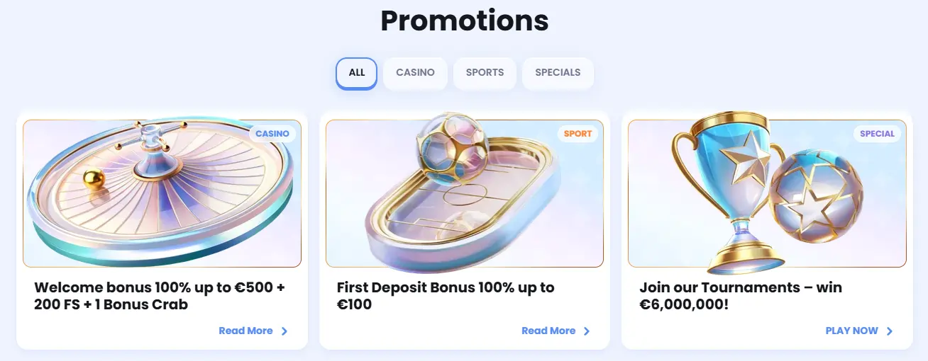 Promociones y bonos especiales de Casinolab